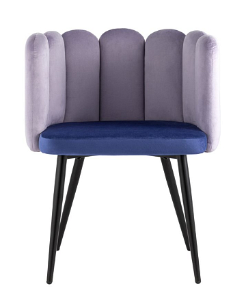 Кресло Карнавал NEW велюр сиреневый/синий Кресло Карнавал NEW велюр сиреневый/синий